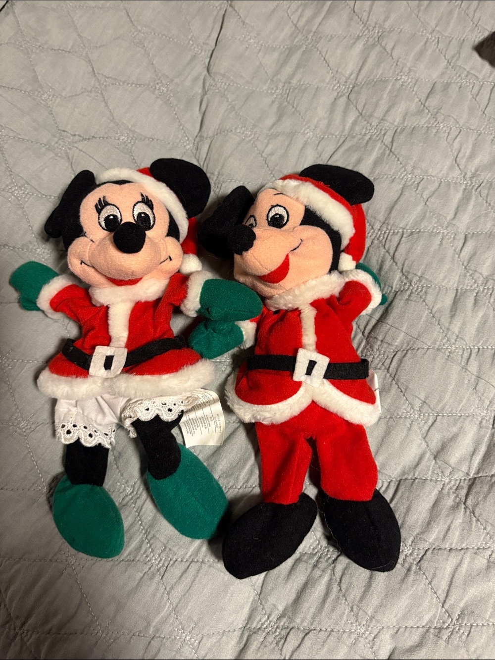 Vintage Christmas, Mickey and Minnie